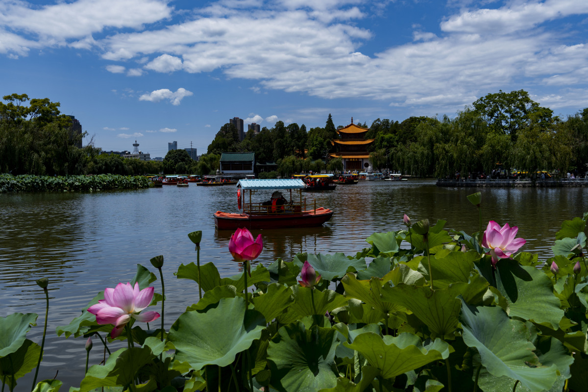 昆明国庆节看风景图片