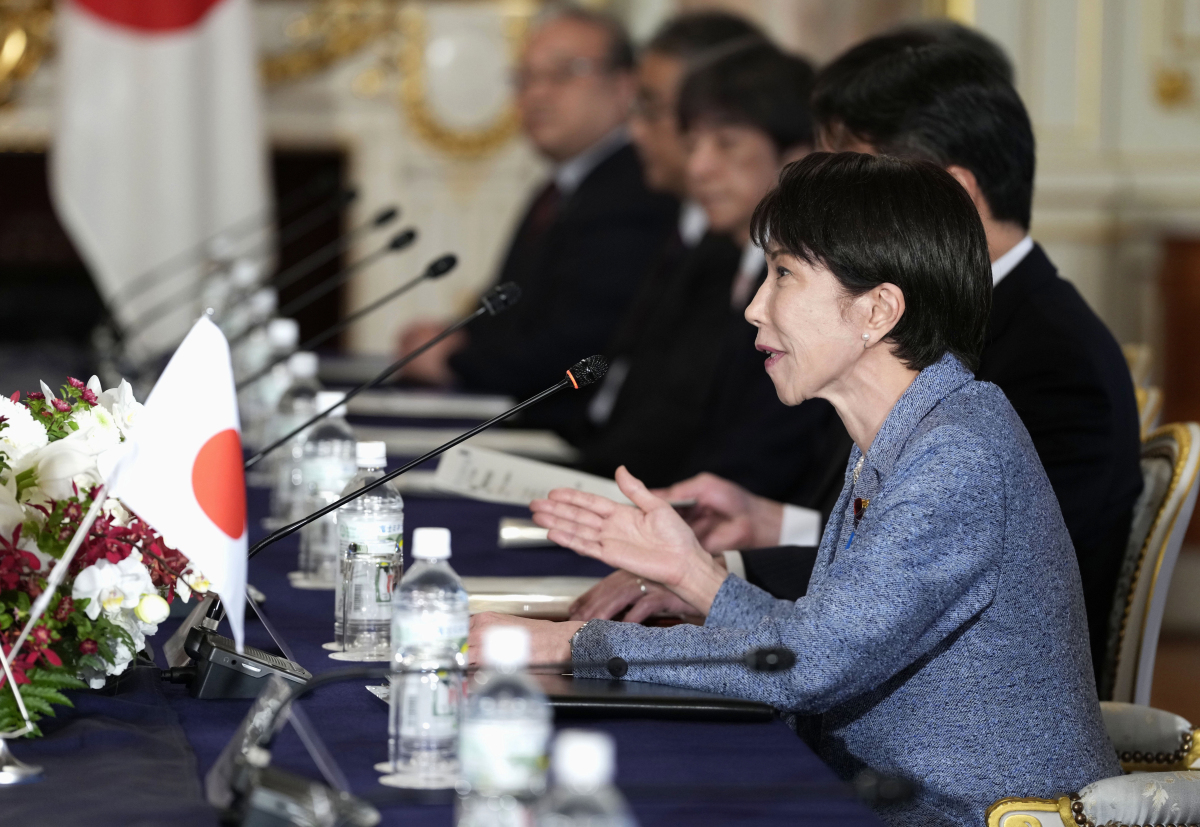当地时间2026年3月31日,日本东京,日本首相高市早苗在