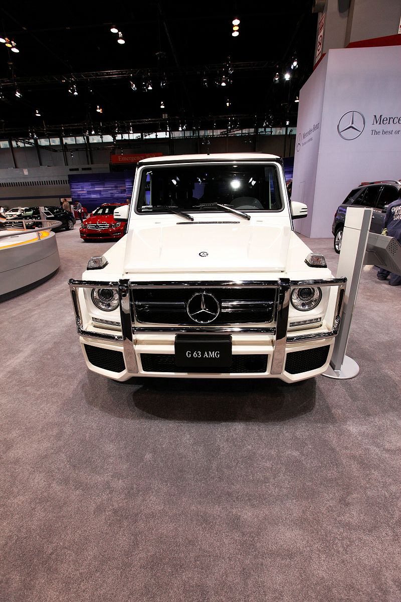 chicago - february 08:  2013 mercedes g 63 amg, at the 105th ann