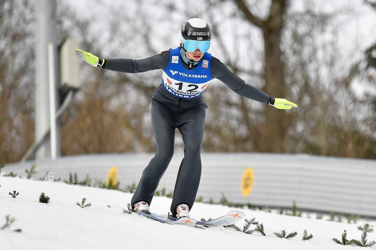 eferd<strong>i</strong>ng, austria - february 5: nina lussi of the united states