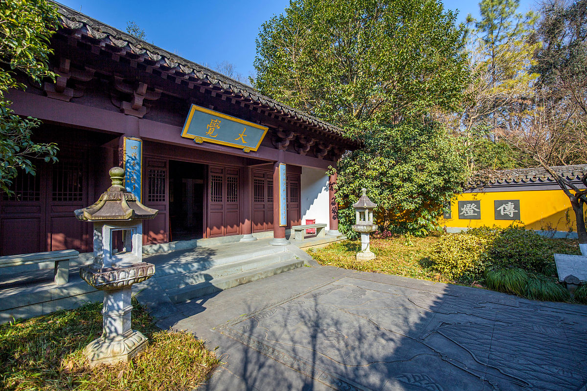 2021年1月20日,浙江杭州,冬天的慧因高丽寺.