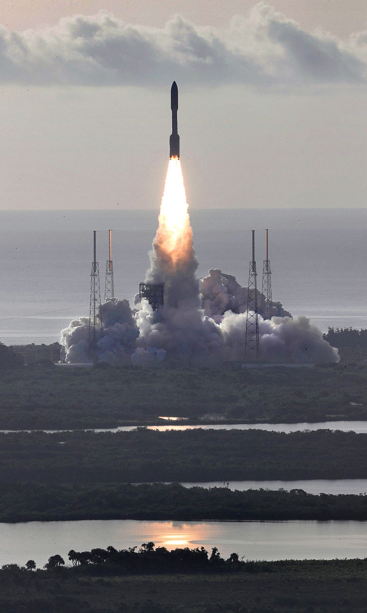 当地时间2020年7月30日,美国国家航空航天局(nasa)"毅力"号火星探测器