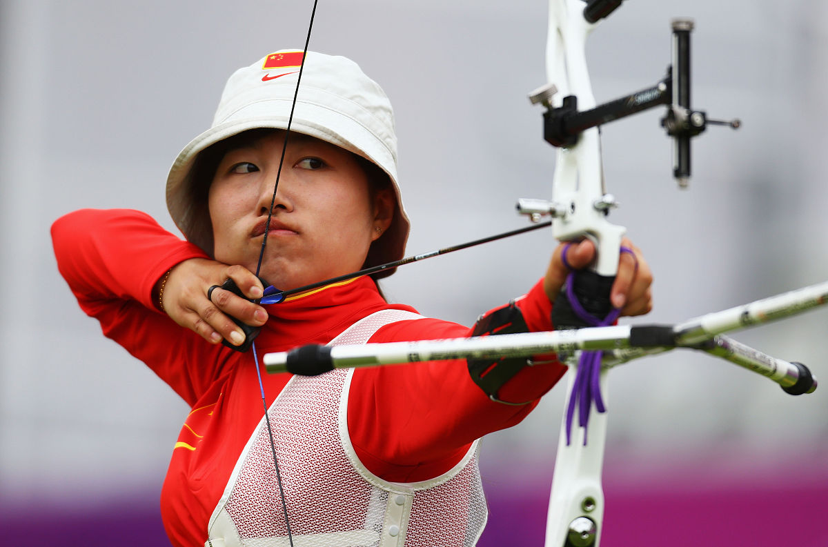 2012年8月1日,英国伦敦,2012奥运会第5日射箭赛况.london, england - 