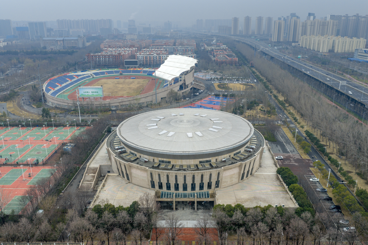 2026年3月2日,郑州大学主校区校园风光.