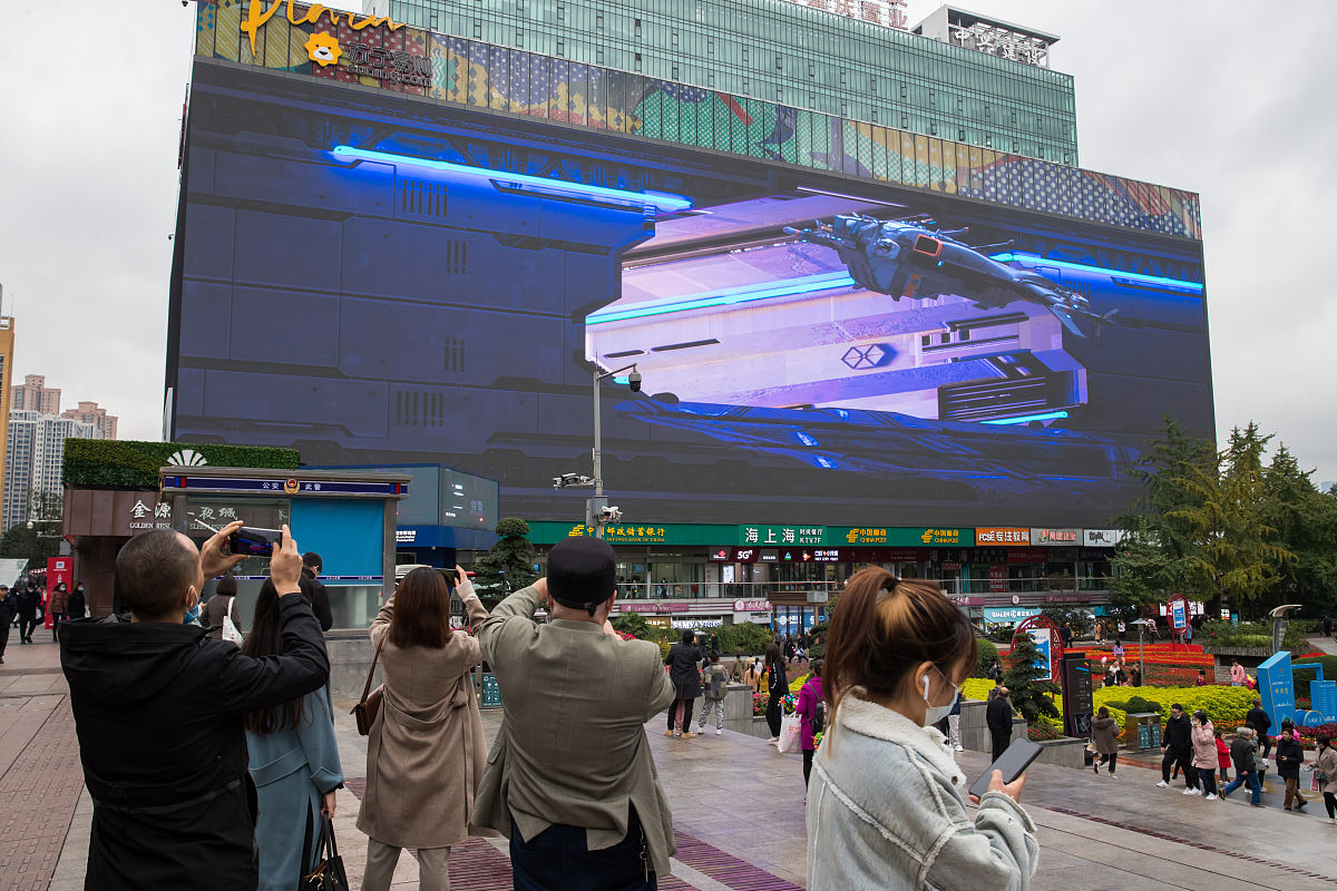 国内裸眼3D户外屏数量统计：快速发展趋势