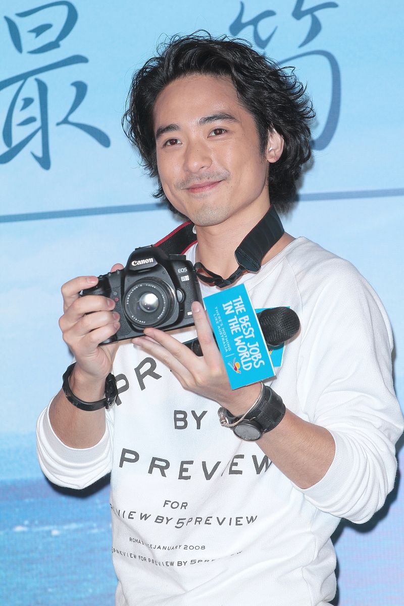 2013年3月11日, 香港,明星出席《全世界最笋工作》发布会.林德信 , ++