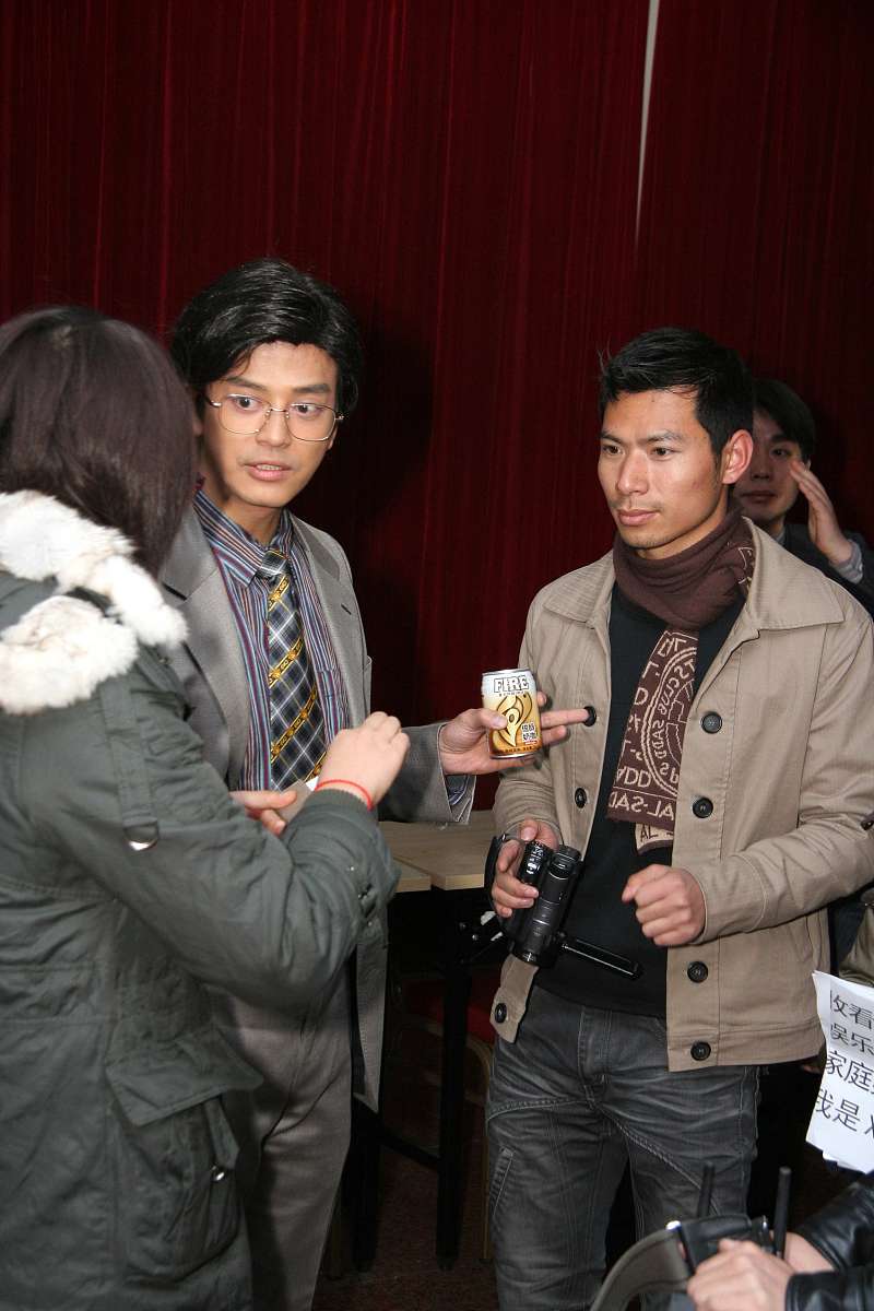 2008年12月26日,杭州,电影《a面b面》热拍.陈晓东+++_+++a面b面,热拍,
