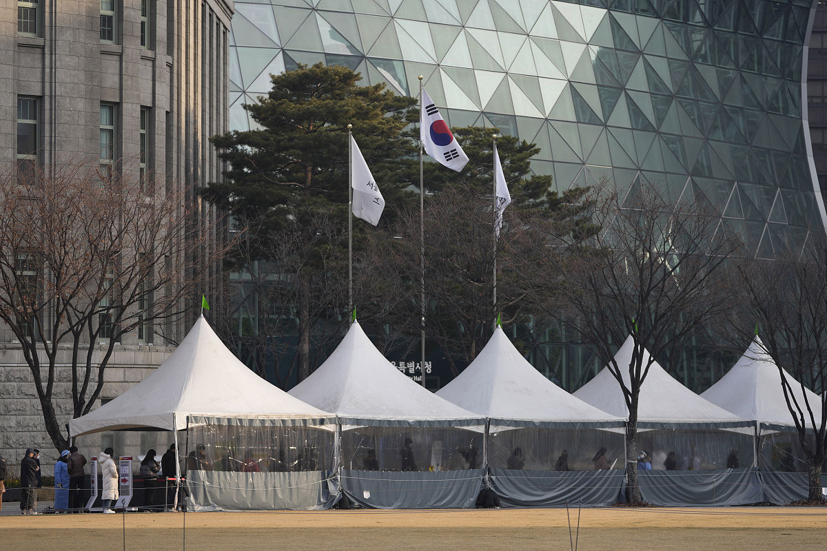 当地时间2022年1月26日,韩国首尔,新冠疫情下的首尔.据韩联社报道,韩