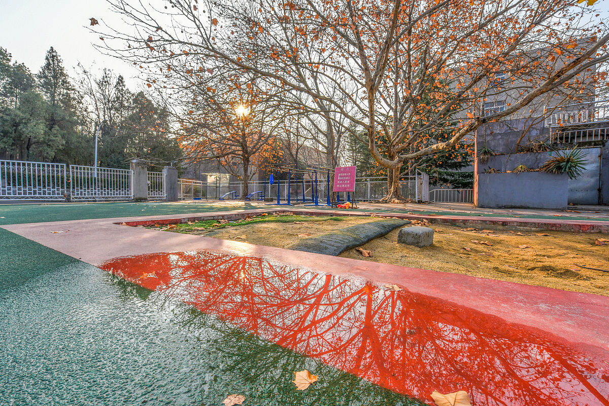 2019年12月26日,江苏省徐州市,中国矿业大学(徐州)文昌校区校园风景.