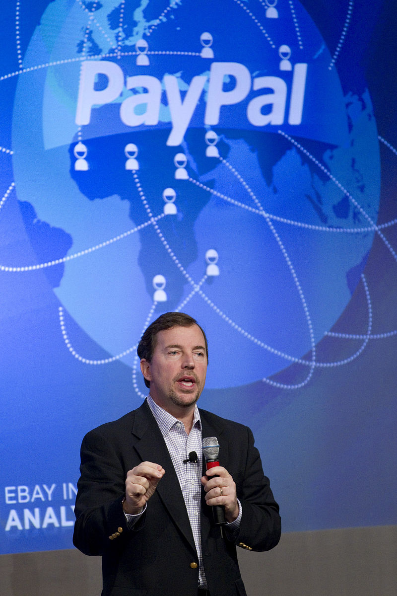 2011年2月10日,加州圣何塞,ebay旗下在线支付服务商paypal总裁斯科特
