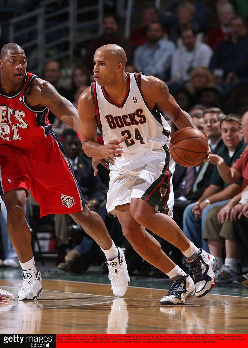 2009年1月9日,08/09nba常规赛,新泽西篮网vs密尔沃基雄鹿. 【以下中文