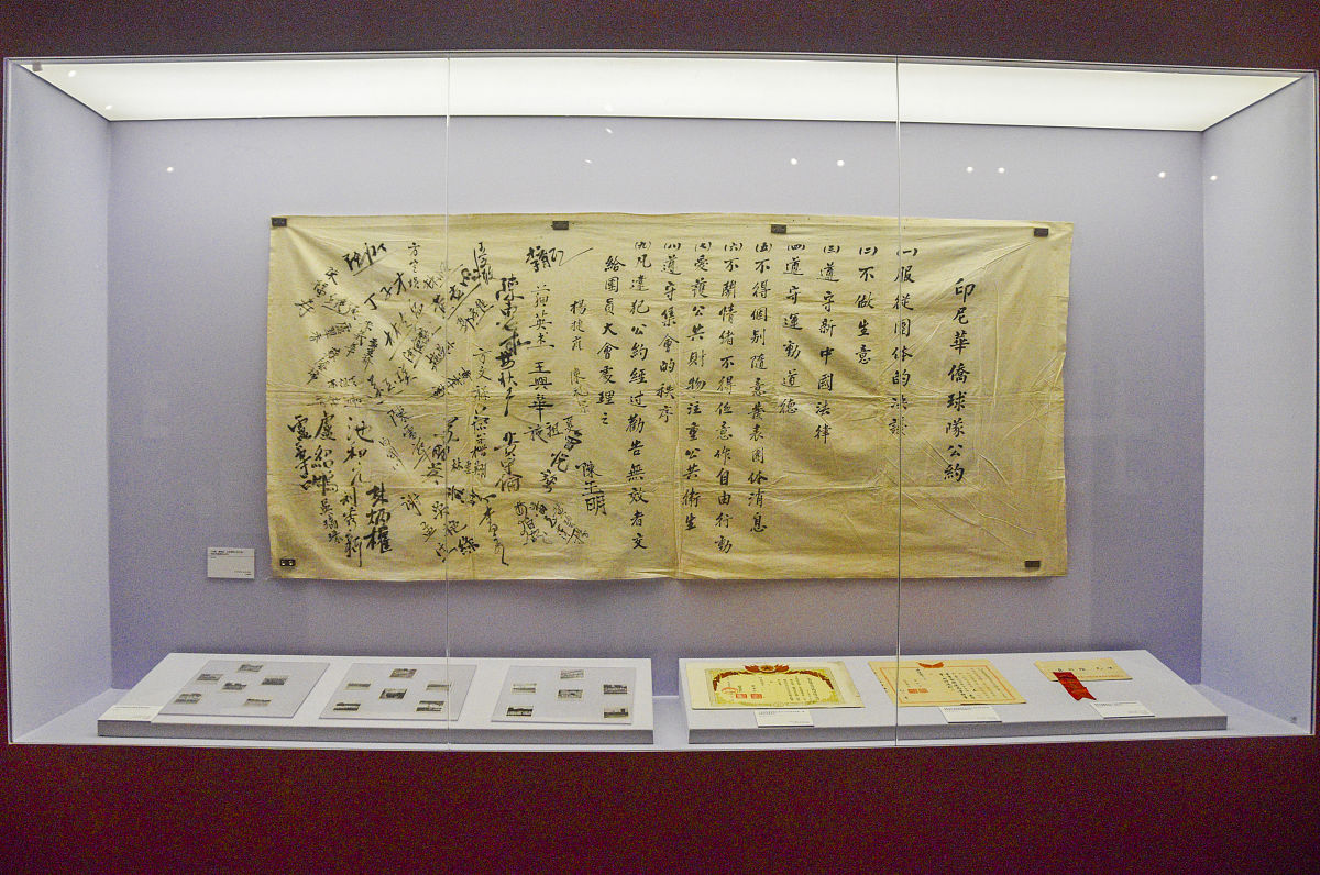 2021年6月2日,北京,"百年航程 赤子侨心"庆祝建党百年主题展在中国华