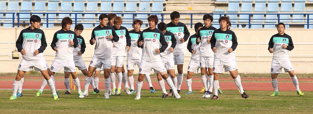 2011年11月13日,韩国,2014世预赛前瞻,韩国队训练备战.+++_+++足球,韩