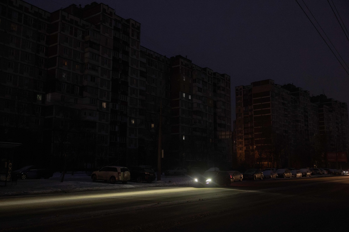 当地时间2026年1月23日,乌克兰基辅,俄罗斯对乌克兰和