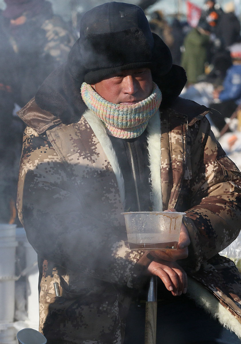 2020年12月15日,黑龙江省哈尔滨市,最低气温已经接近-30℃,冰雪大世界