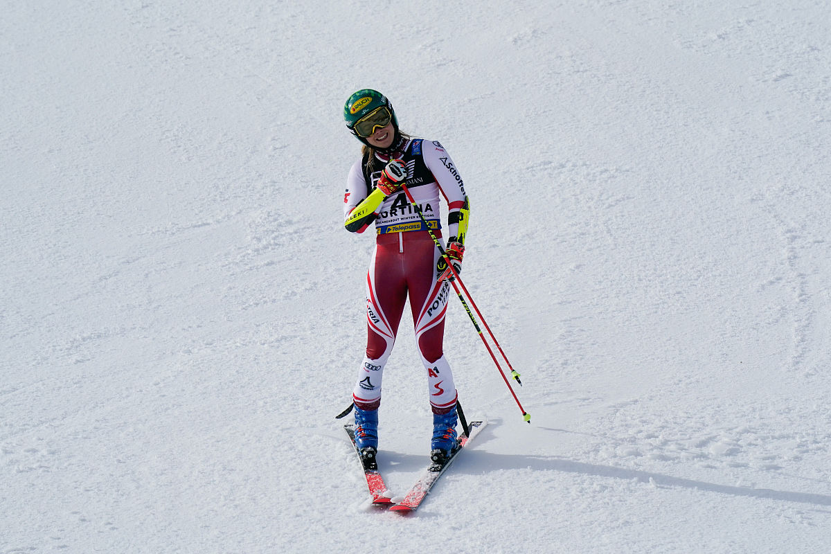 2021年2月16日,意大利,2021高山滑雪世界锦标赛2月16日赛况.cortina d