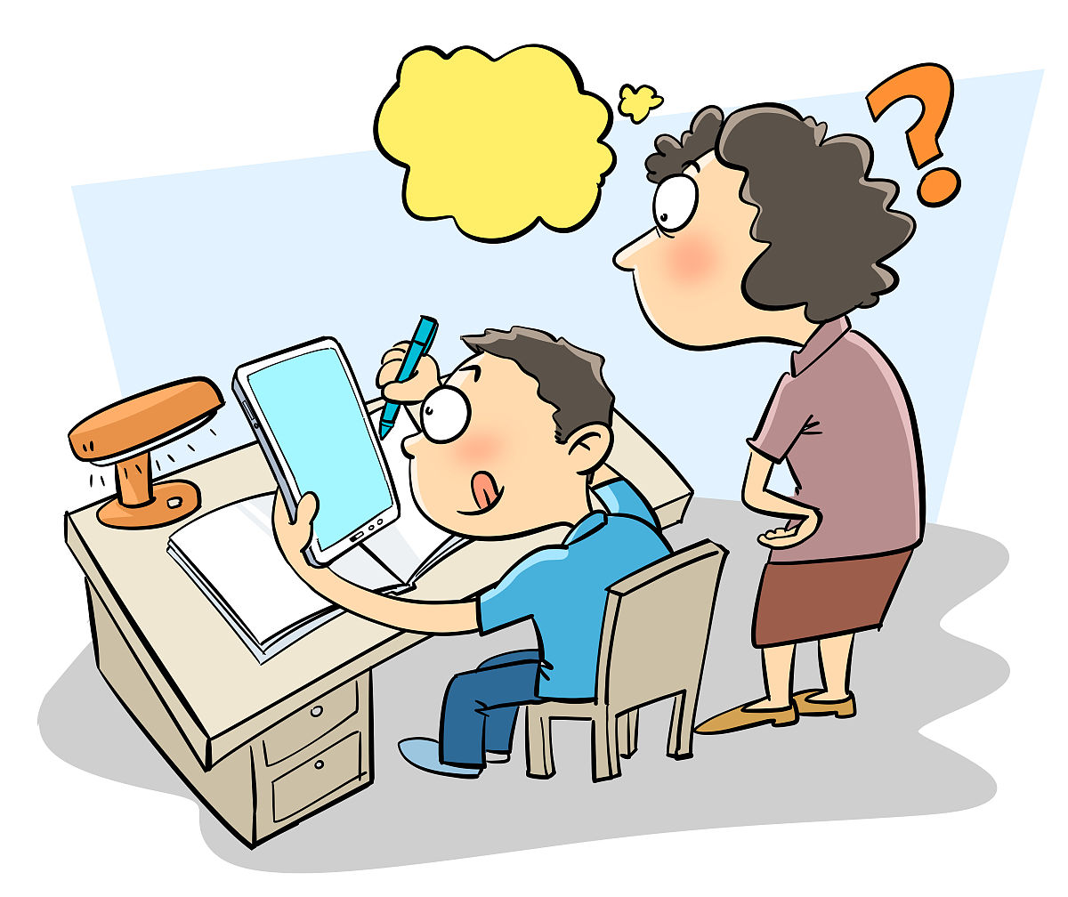 女儿不去上学在家不说话只玩手机怎么办？