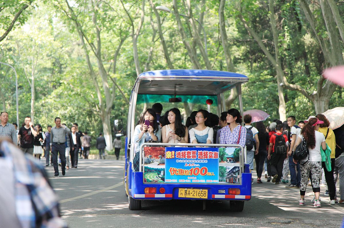 景区观光车300字作文