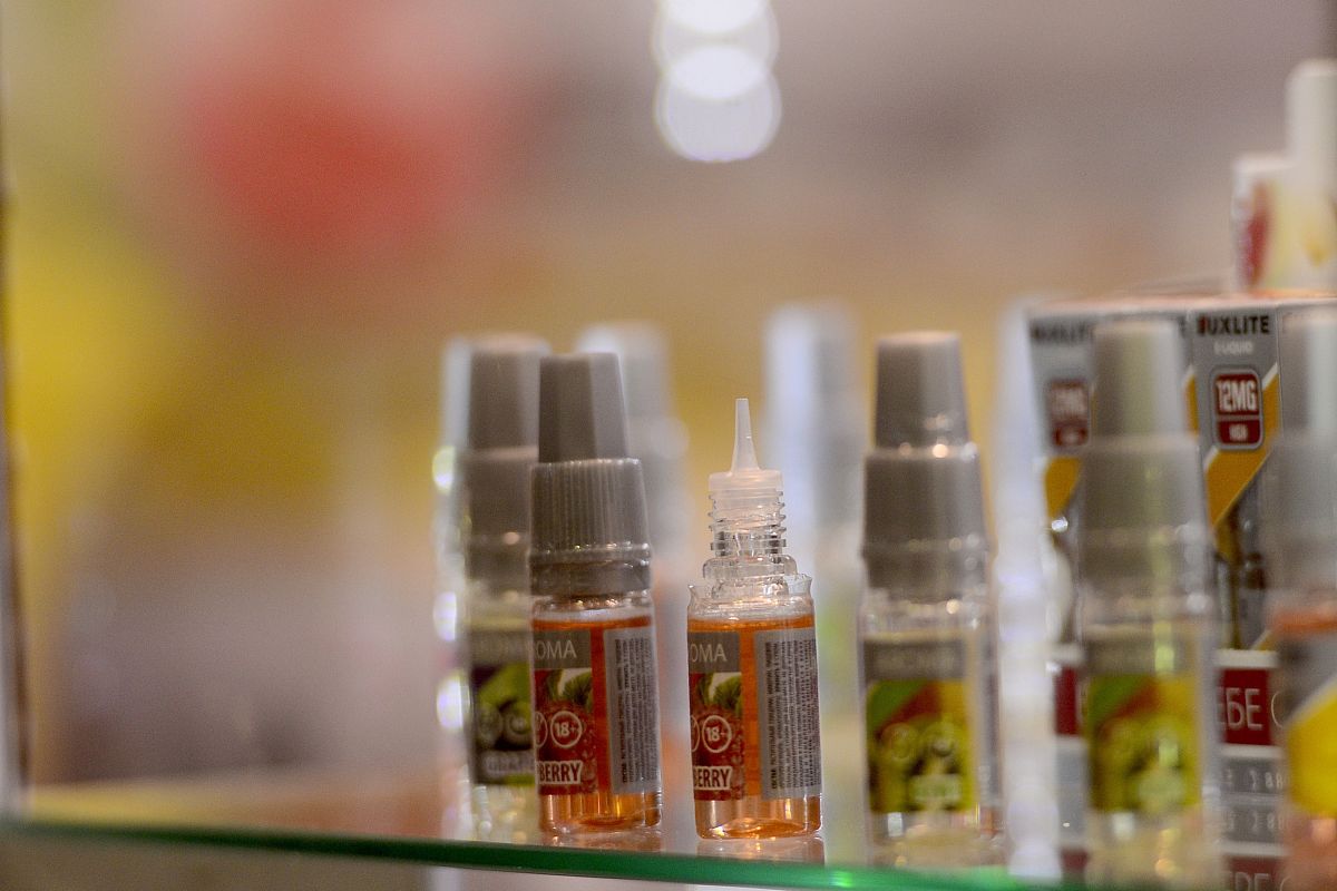 当地时间2015年12月5日,俄罗斯莫斯科,电子烟专业展会vapexpo 2015举