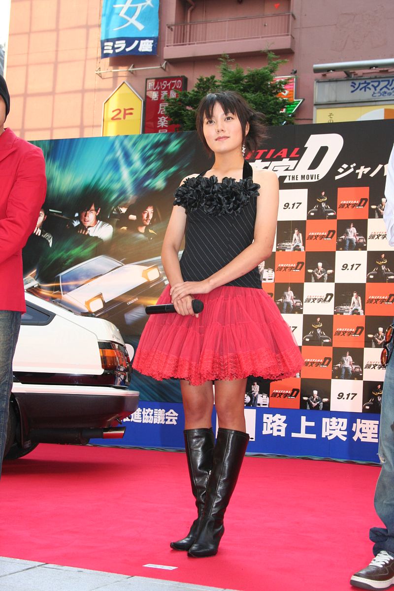 2005年8月29日,日本东京,电影《头文字d》举行首映礼.铃木杏+++_+++头