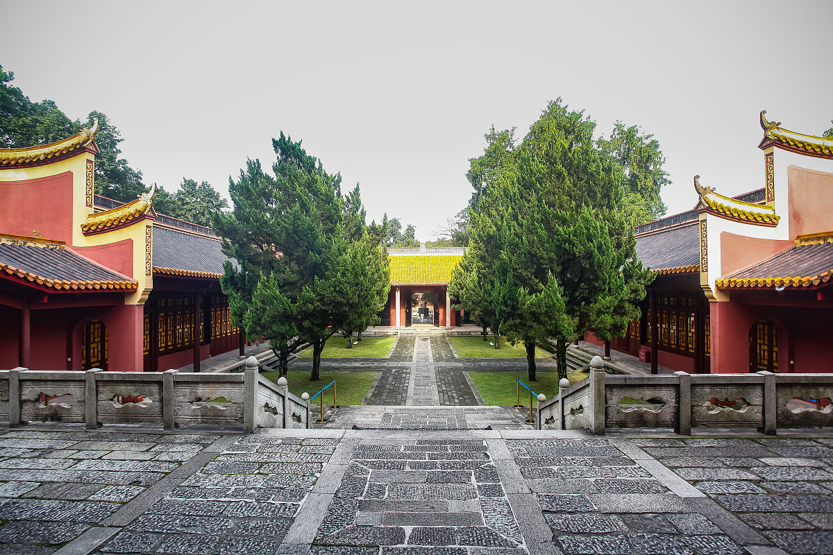 2020年7月11日,湖南长沙,岳麓书院.