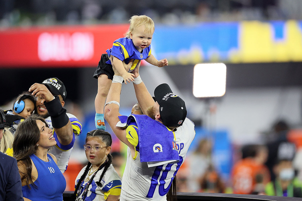 inglewood, california - february 13: cooper kupp #10 of the los 