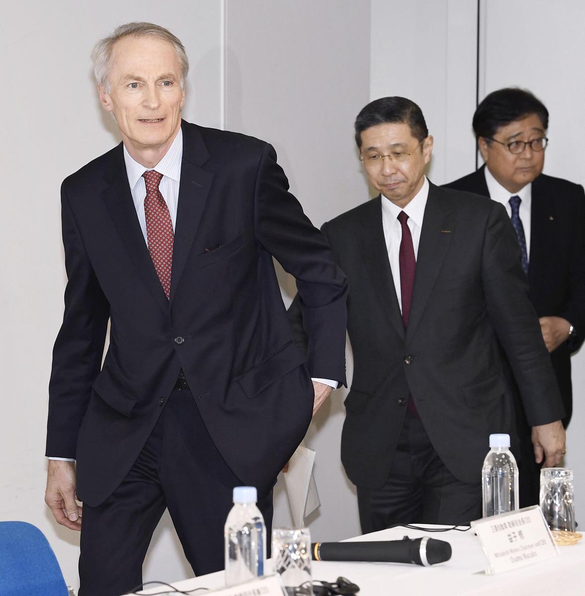 当地时间2019年3月12日,日本横滨,雷诺董事长盛纳德,雷诺-日产有限公