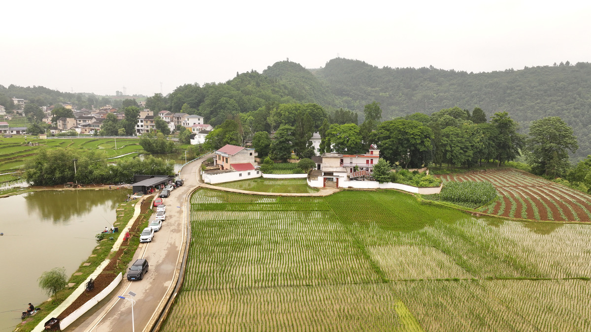 周天要去中江兆村拍摄帮我写一个发小红书的文案