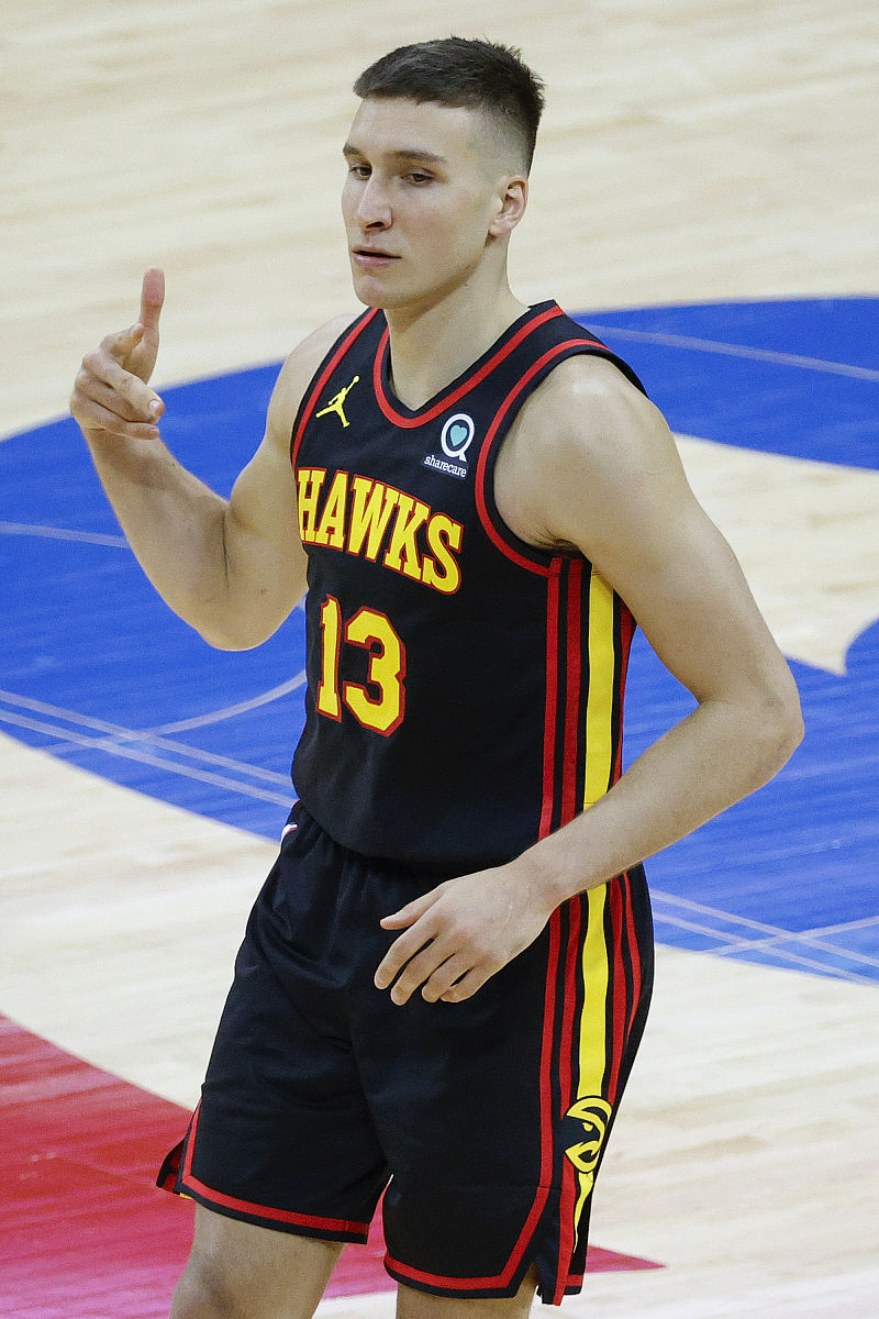2021年6月6日,美国,20/21nba季后赛东部半决赛g1,亚特兰大老鹰128-124