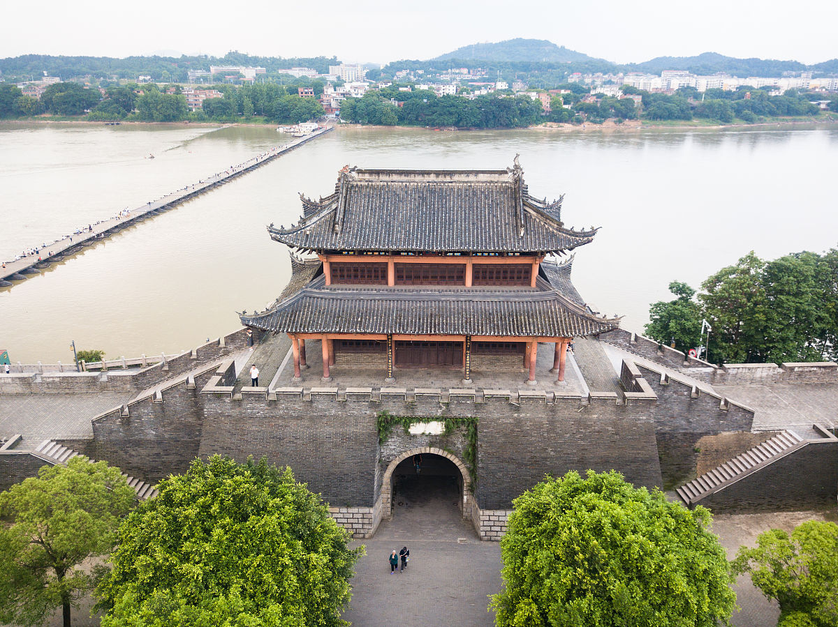 2019年5月14日,江西赣州,古城墙.江西赣州古城墙--建春门