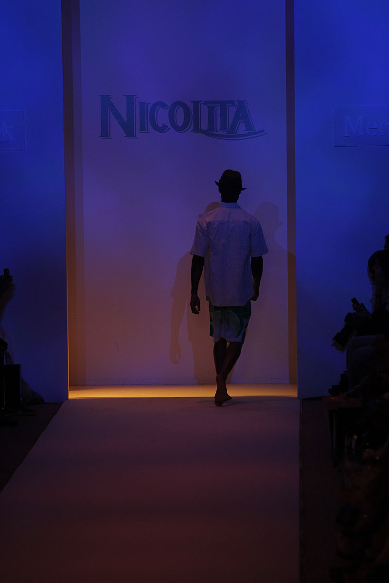 2011年7月18日,迈阿密,2012迈阿密泳装时装周.nicolita 品牌秀场.a mo