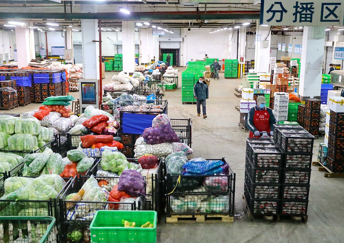 2021年1月15日,河北秦皇岛,位于海港区临港物流园区兴龙广缘物流中心,