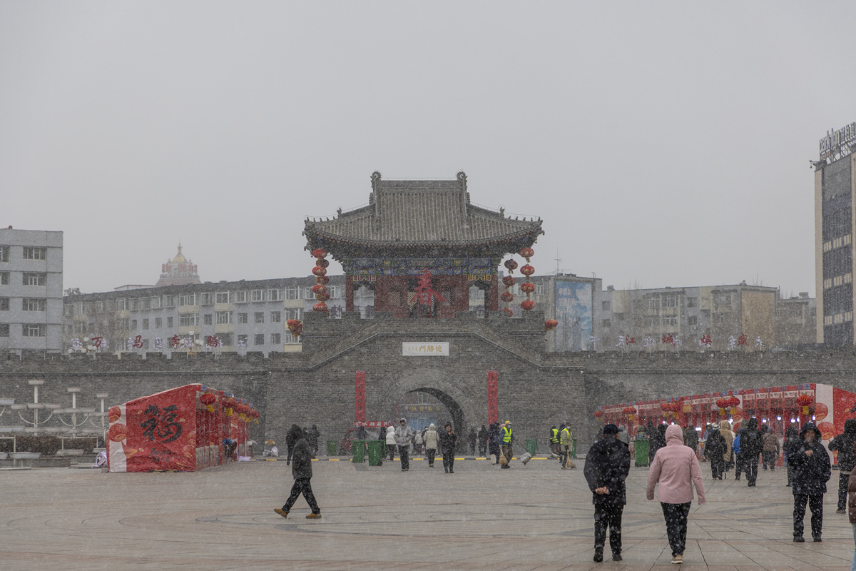 2026年2月22日,农历正月初六,吉林省吉林市迎来降雪