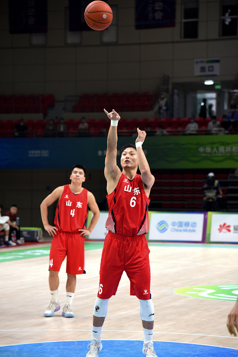2021年9月23日,陕西铜川,2021全运会男篮u22组b组第5场,山东89-75天津