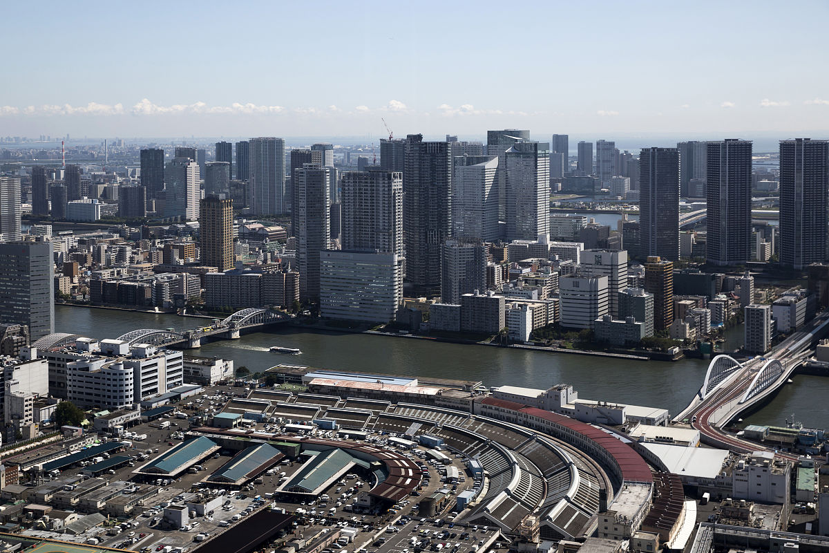 当地时间2018年9月27日,日本东京,东京筑地市场.丰州市场将取代全球知