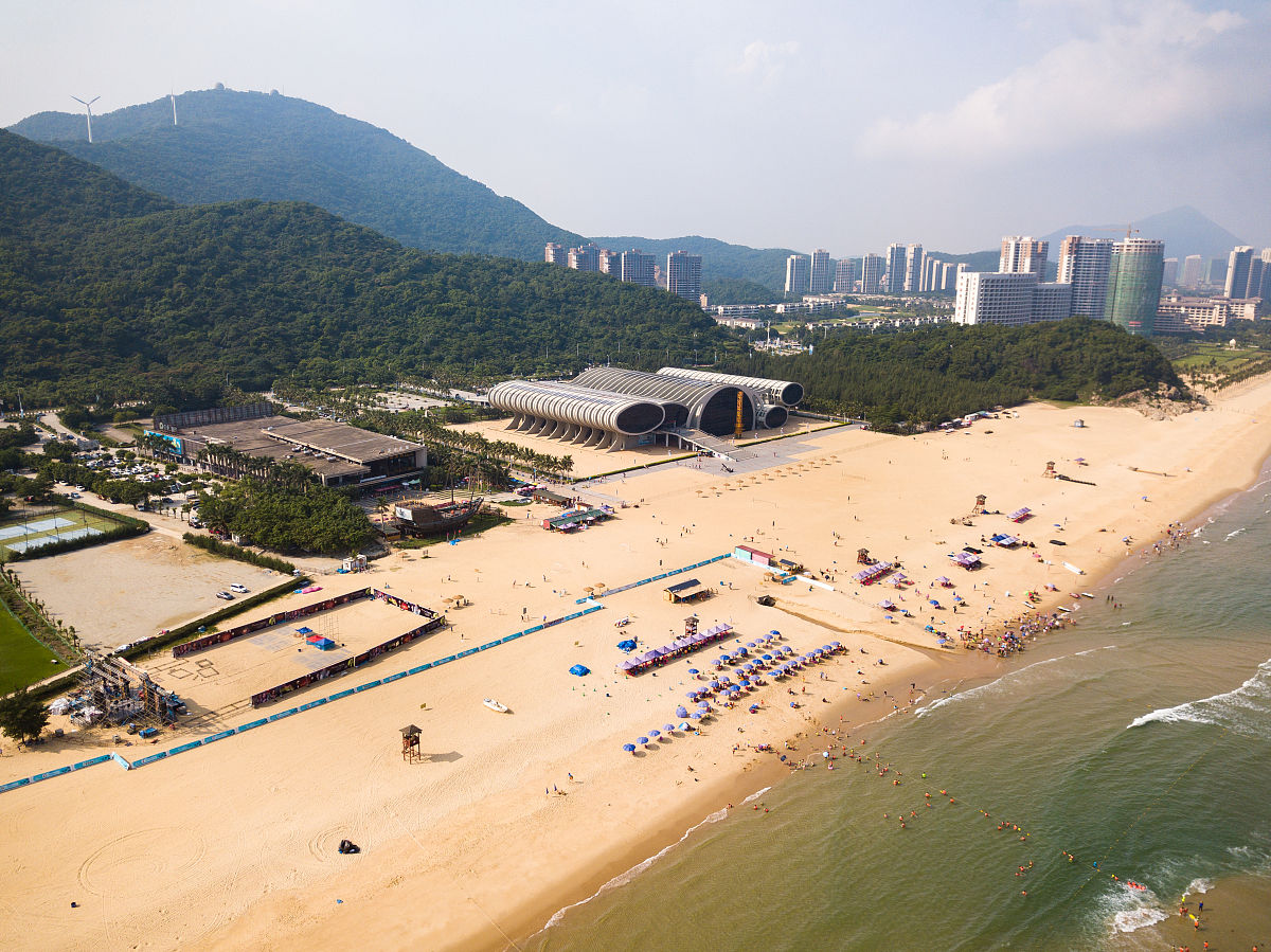 2018年8月22日,航拍广东阳江,海陵岛南海一号沉船博物馆.