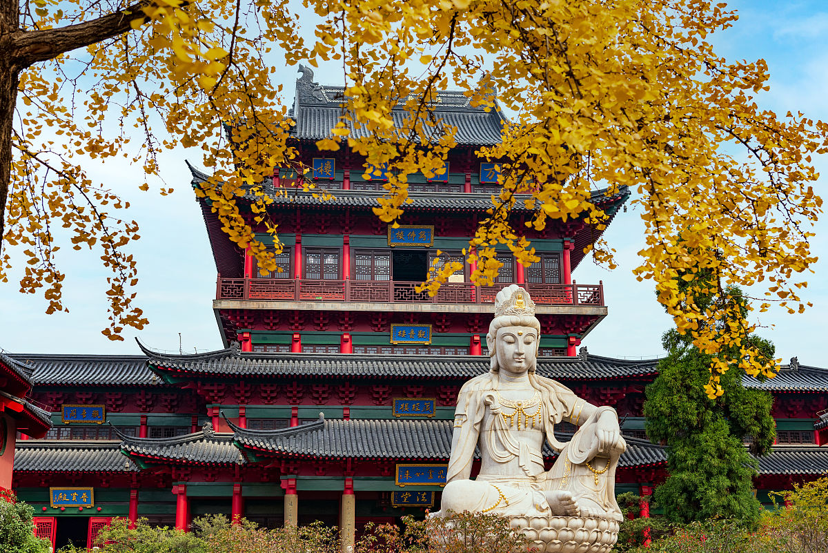 2021年11月17日,南京毗卢寺.