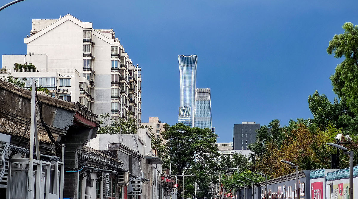 2020年9月1日,北京,  东城区,雨后京城更好看