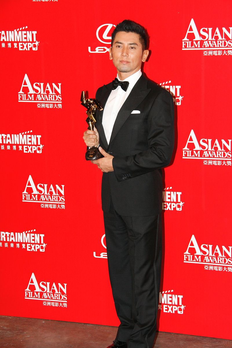 2009年3月23日讯,香港,第3届亚洲电影大奖颁奖礼当日举行.本木雅弘+++