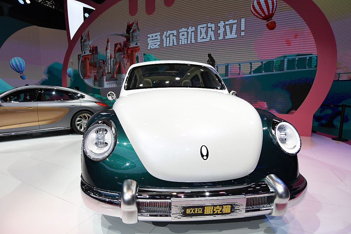 2021年4月19日,上海车展开幕,多款汽车亮相.shanghai, china - april 
