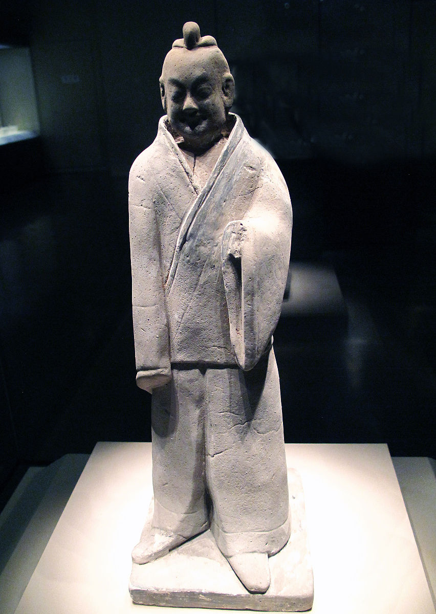 2012年12月06日,陶文官俑,<strong>西魏</strong>,1977年陕西汉中出土,中国国家博物馆