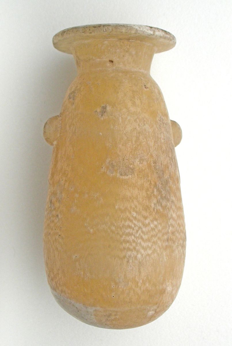 alabastron (container for scented oil), egypt, late period, dyna