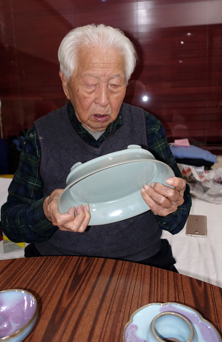 2018年11月5日,北京,文物鉴定专家耿宝昌.