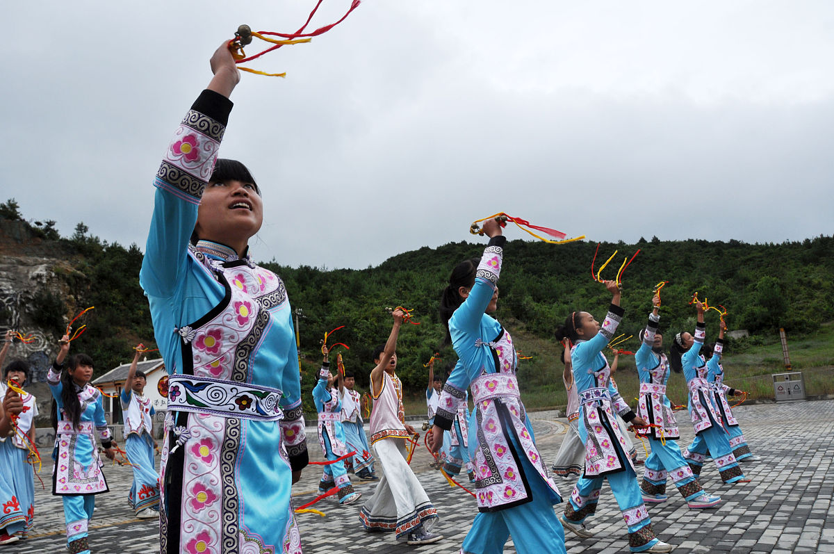 2015年07月01日,贵州毕节,威宁彝族回族苗族自治县板底乡板底中学学生