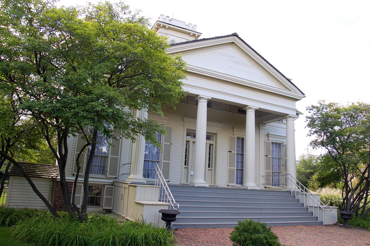 chicago - sept 15:  clarke house museum, built in 1836, is the o