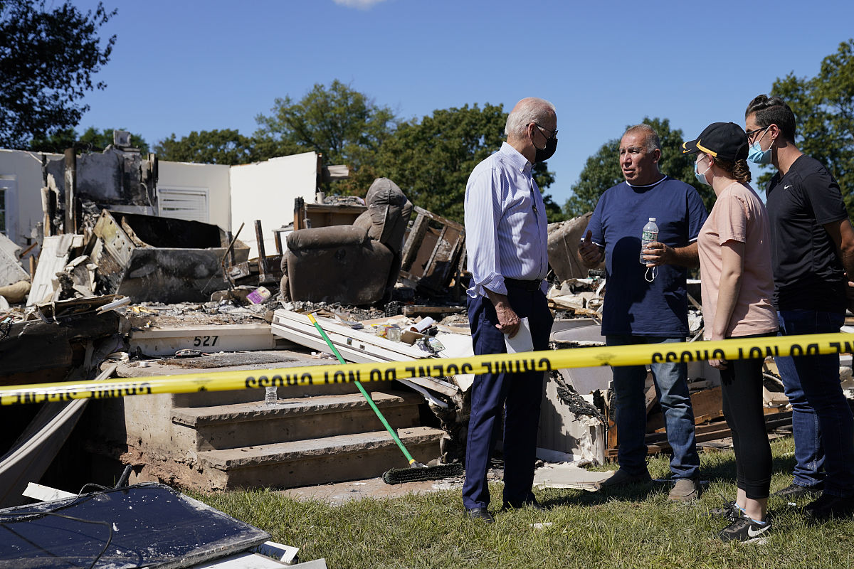 拜登宣布佛蒙特州进入紧急状态，提供联邦援助应对洪灾