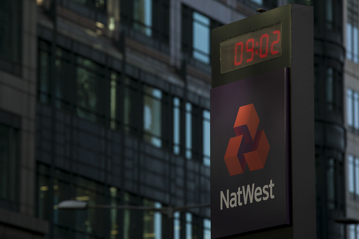 当地时间2020年2月17日,英国伦敦,苏格兰皇家银行总部大楼的natwest集
