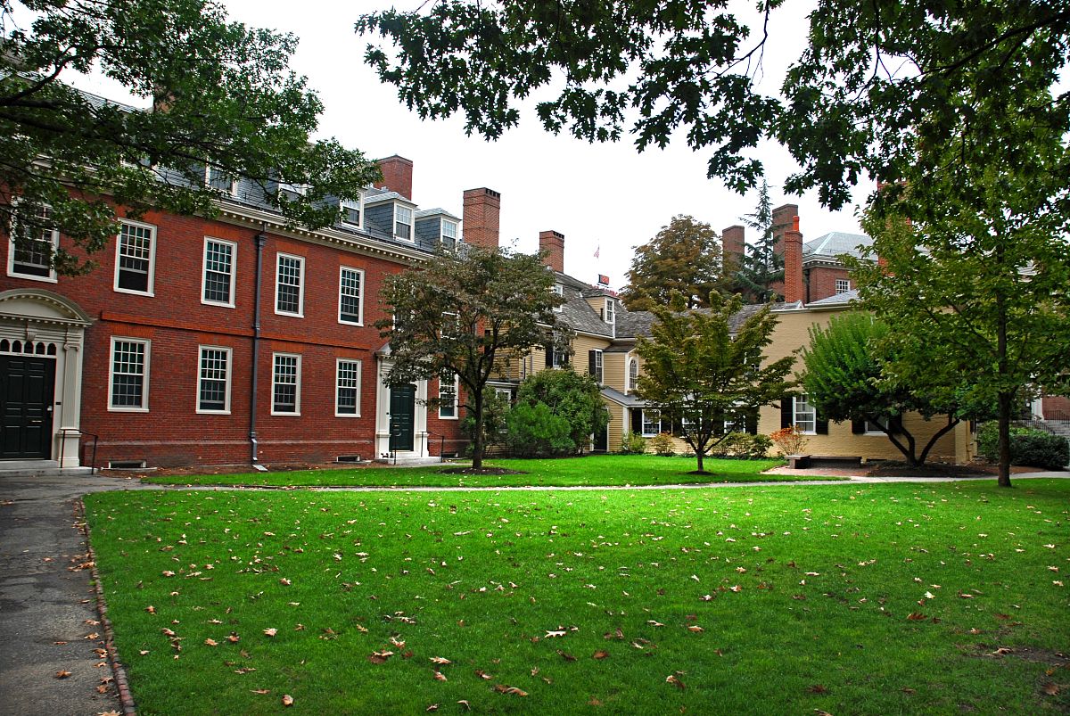 美国,哈佛大学校园风光.