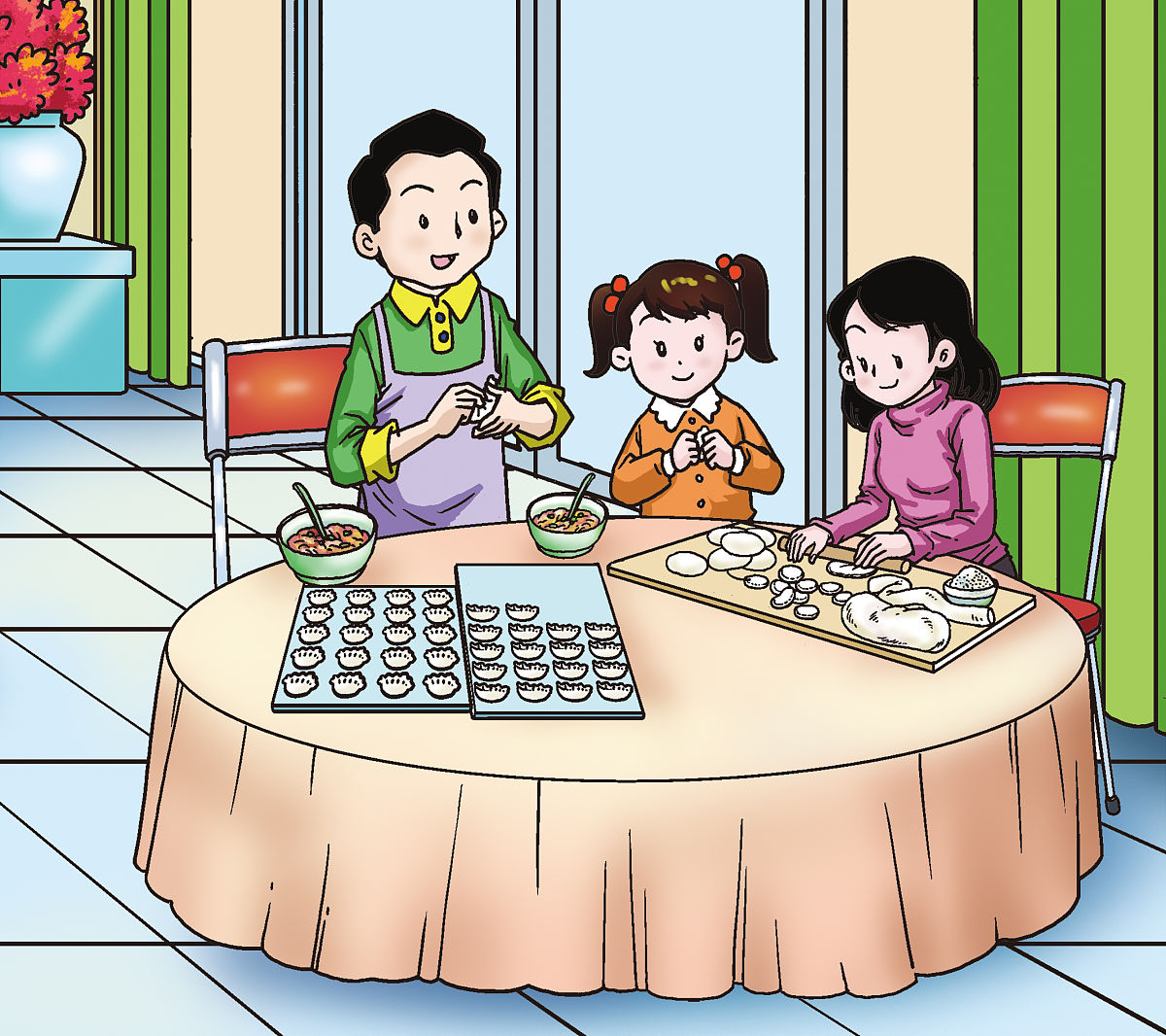 在我的家乡每年的冬至我们都会吃饺子这是一个非常重要的传统习俗。我希望你能关于冬至吃饺子这个习俗的文言文讲述它的起源和意义。