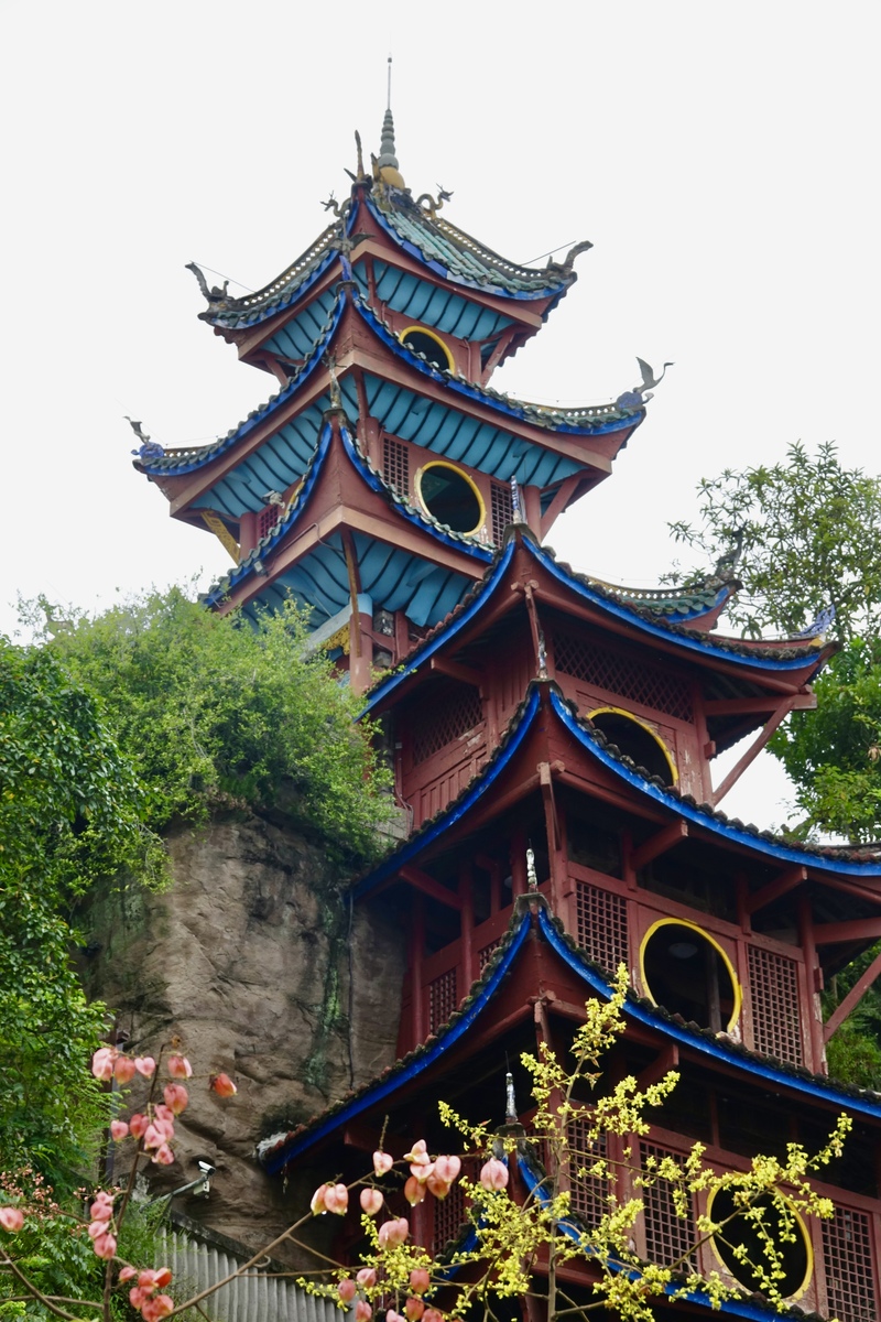 剑阁鹤鸣山的重阳亭